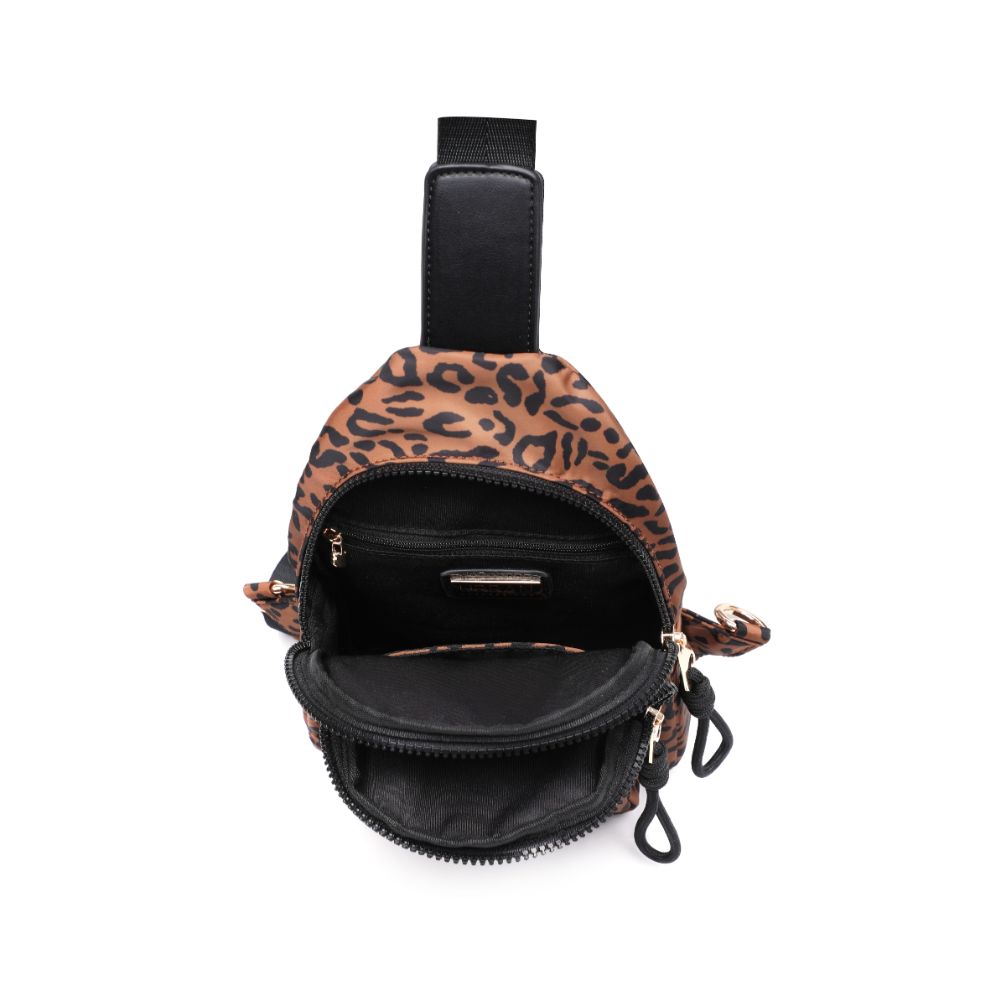 Product Image of Urban Expressions Ace Sling Backpack 840611184191 View 8 | Leopard