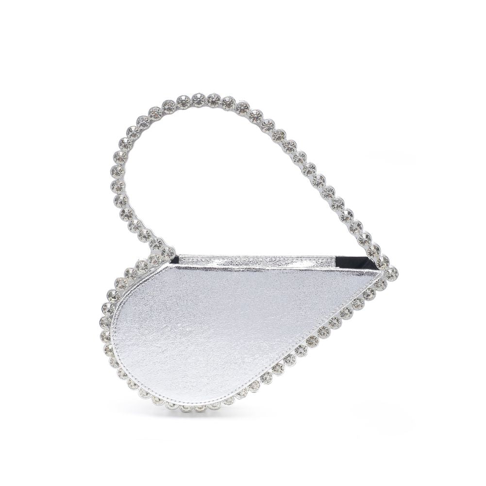 Product Image of Urban Expressions Corissa Evening Bag 840611102980 View 5 | Silver