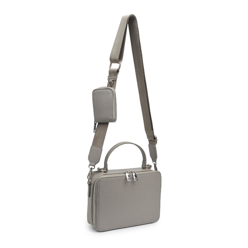 Product Image of Urban Expressions Vicki Crossbody 840611185396 View 6 | Grey