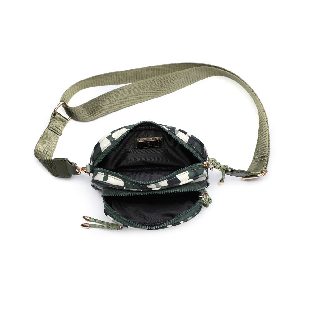 Product Image of Urban Expressions Kate Crossbody 840611177629 View 4 | Green Camo