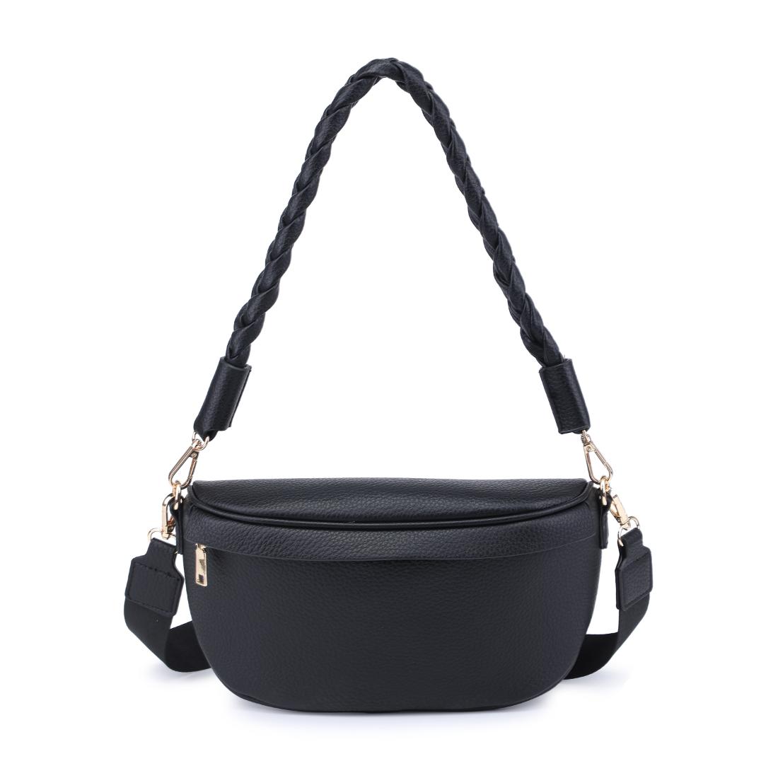 Product Image of Urban Expressions Laney Belt Bag 840611146489 View 5 | Black