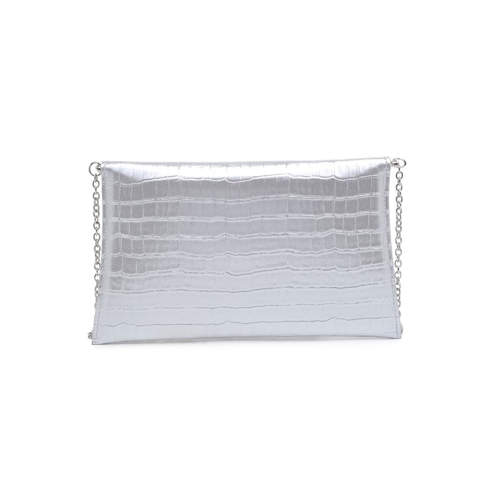 Product Image of Urban Expressions Cora - Croco Clutch 840611109729 View 7 | Silver