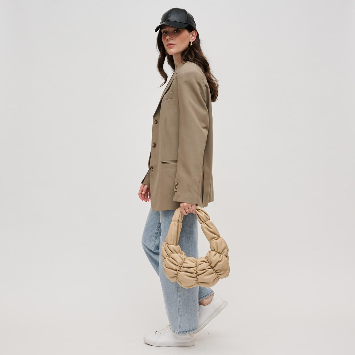 Woman wearing Natural Urban Expressions Stella Clutch 840611128454 View 3 | Natural