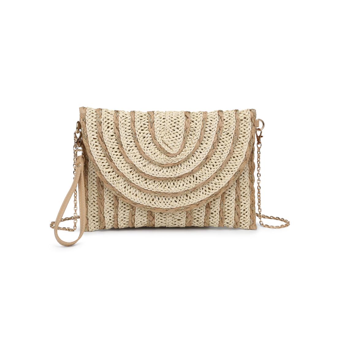 Product Image of Urban Expressions Lila Clutch 840611161529 View 5 | Ivory Natural Gold