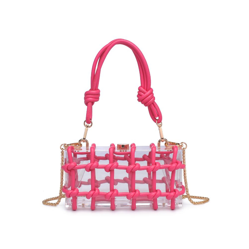Product Image of Urban Expressions Mavis Evening Bag 840611191656 View 5 | Hot Pink