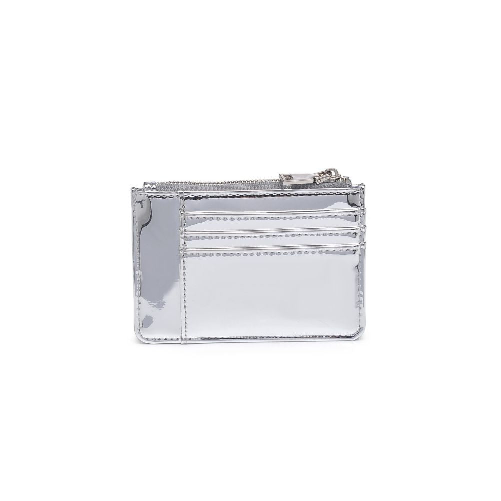 Product Image of Urban Expressions Afina - Mirror Metallic Card Holder 840611109767 View 7 | Silver