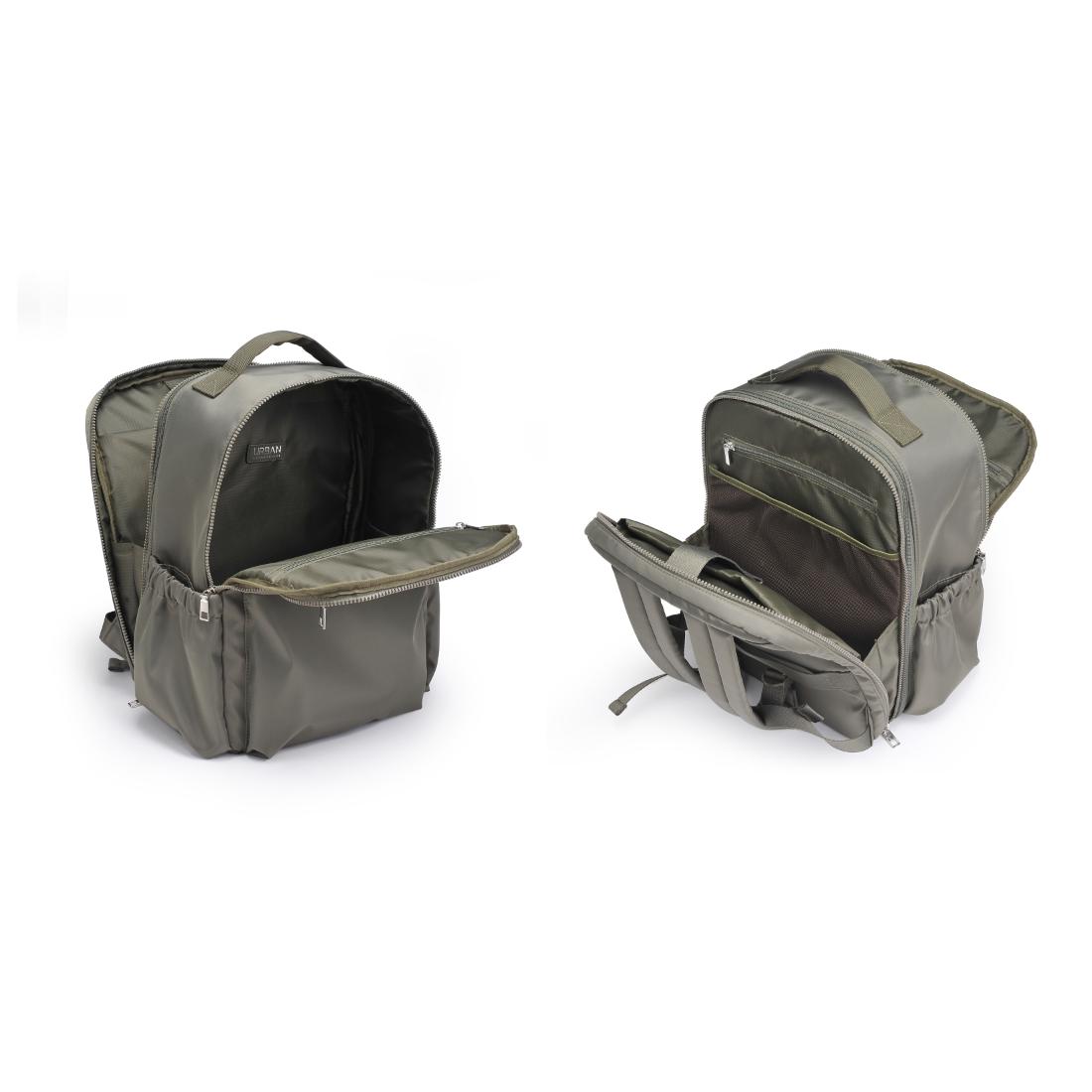 Product Image of Urban Expressions Urban Explorer Backpack 840611195371 View 8 | Olive