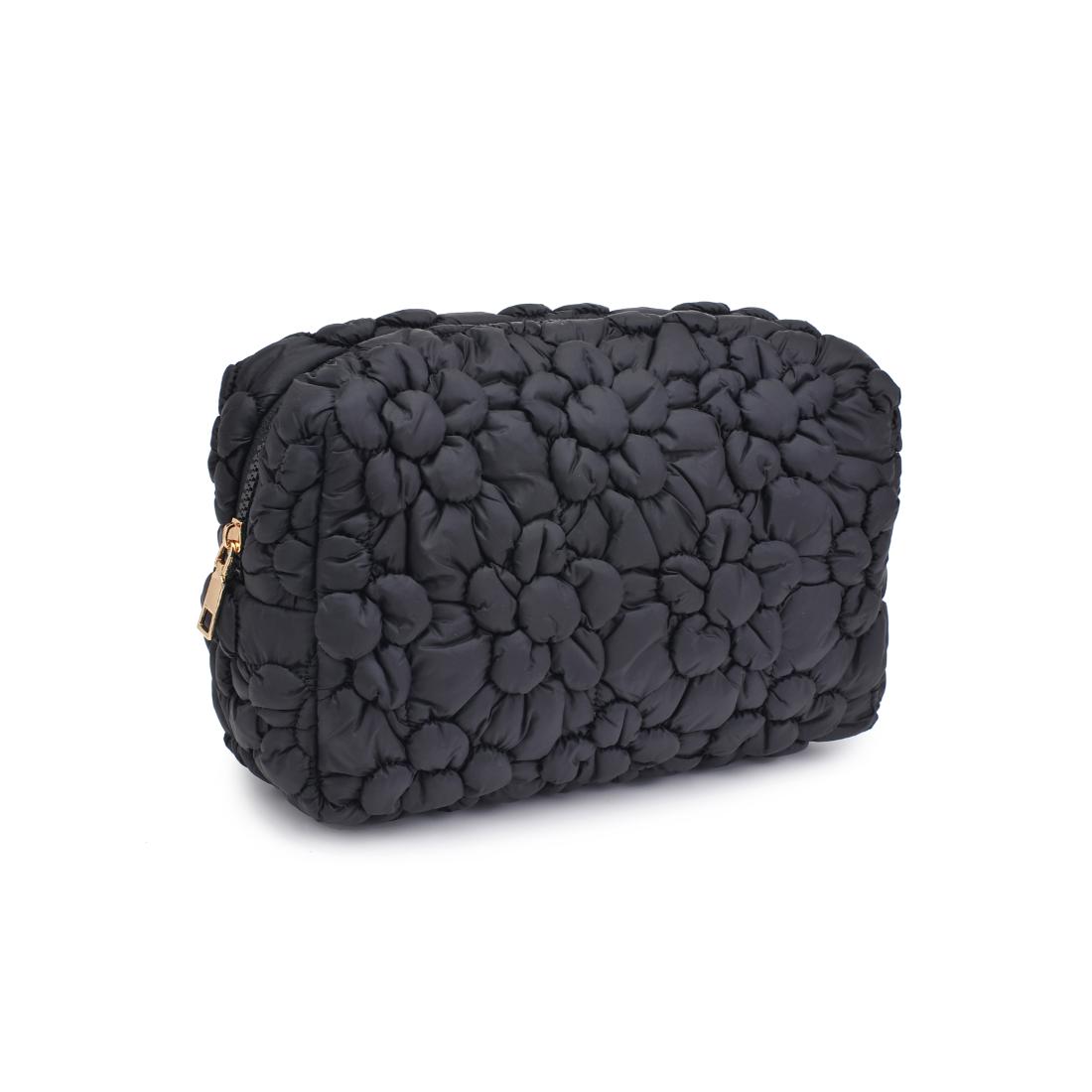 Product Image of Urban Expressions Flora Pop - Nylon Cosmetic Pouch 840611144171 View 6 | Black