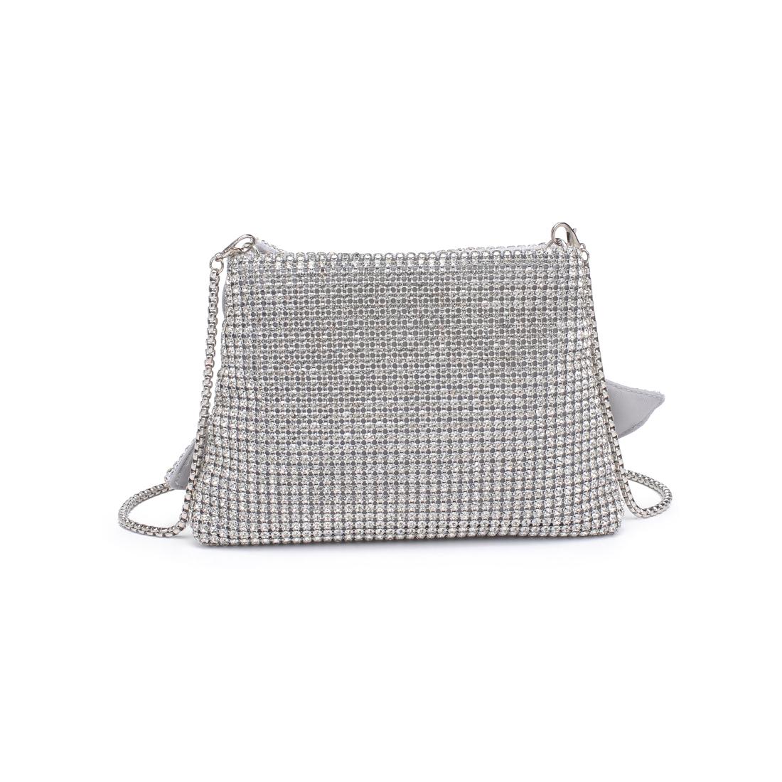 Product Image of Urban Expressions Gretchen Evening Bag 840611156389 View 3 | Silver