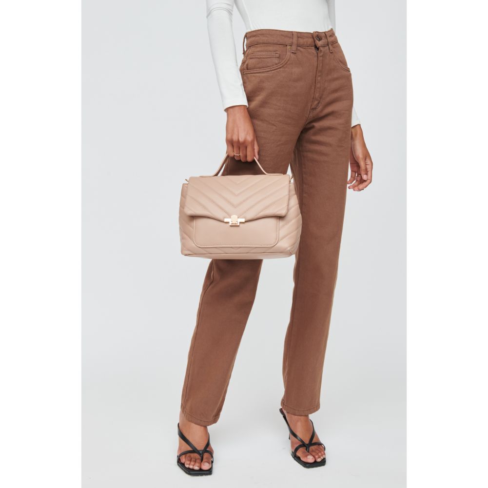 Woman wearing Natural Urban Expressions Imani Crossbody 840611108685 View 4 | Natural