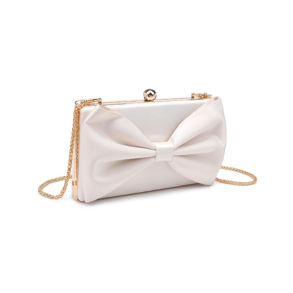 Product Image of Urban Expressions Belle Evening Bag 840611135766 View 6 | Ivory