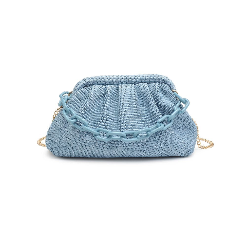 Product Image of Urban Expressions Solana Clutch 840611105769 View 5 | Sky Blue