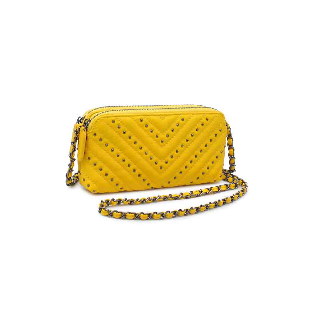 Product Image of Urban Expressions Kendra Crossbody NA-840611146328 View 2 | Mustard