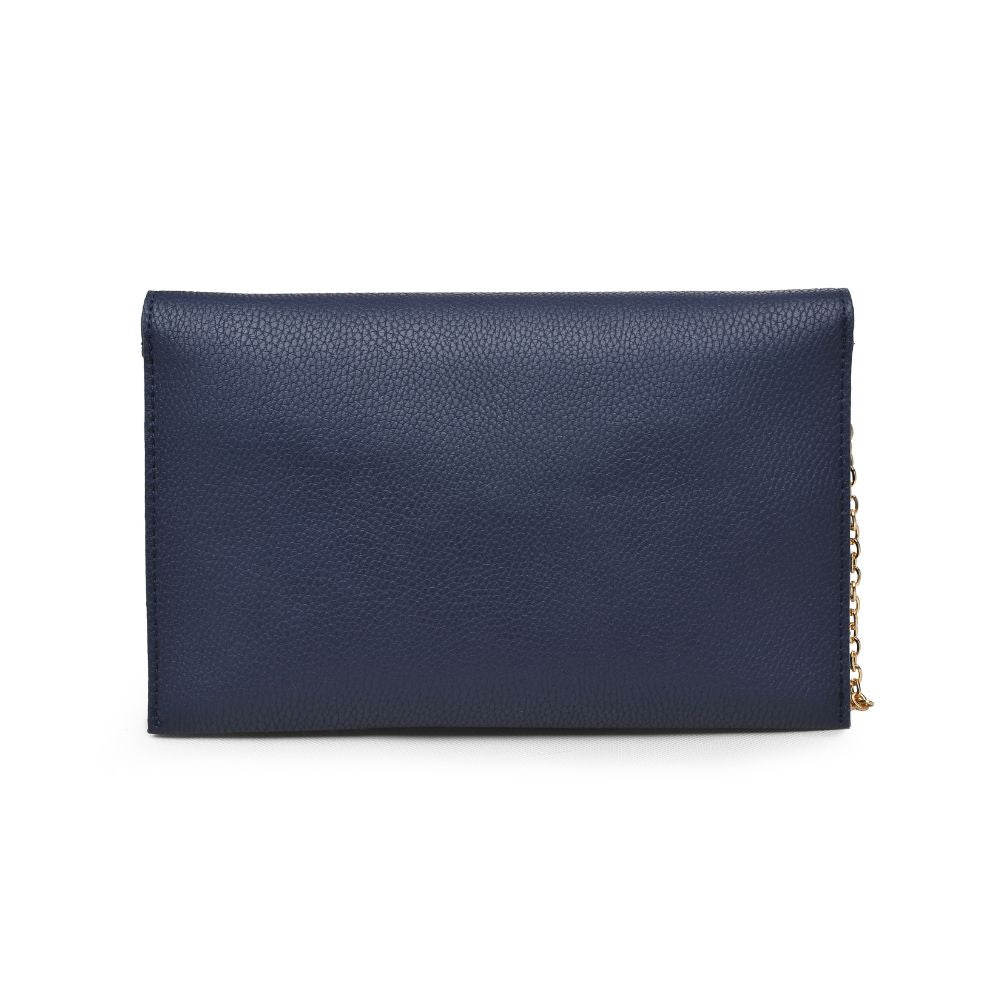 Product Image of Urban Expressions Isabelle Pebble Clutch NA-840611164186 View 3 | Navy