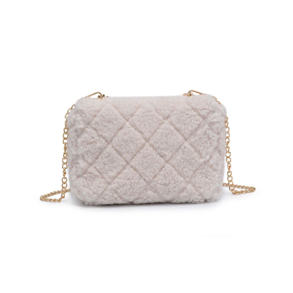 Product Image of Urban Expressions Corriedale - Sherpa Crossbody 840611100900 View 7 | Ivory