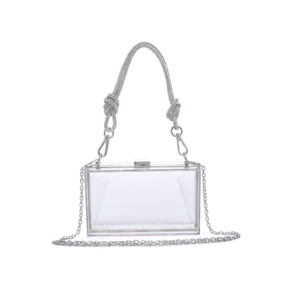 Product Image of Urban Expressions Shirley Evening Bag 840611190376 View 7 | Silver