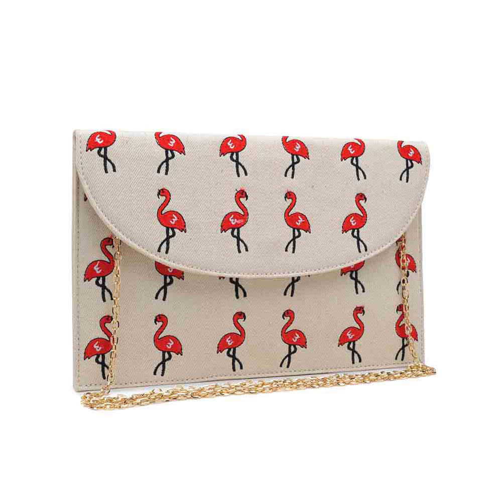 Product Image of Urban Expressions Daiquiri Clutch NA-840611146861 View 2 | Flamingo