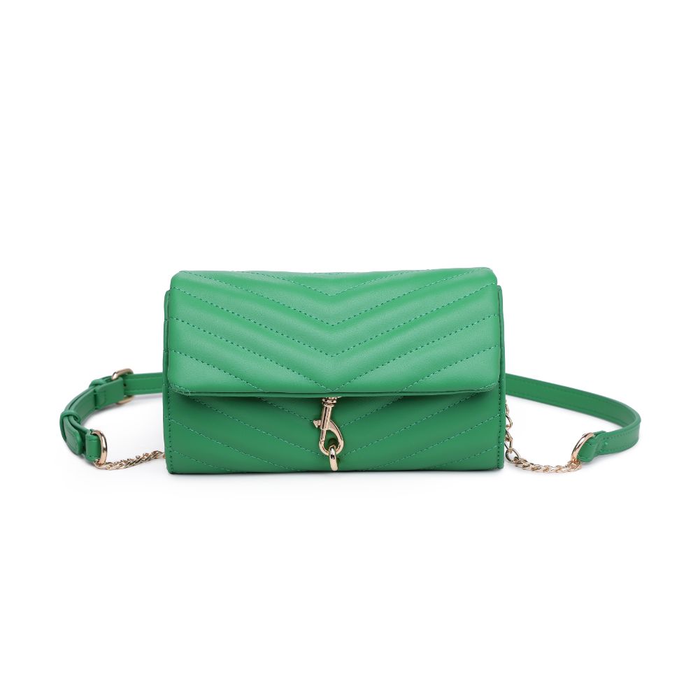 Product Image of Urban Expressions Nanci Crossbody 840611123039 View 5 | Kelly Green