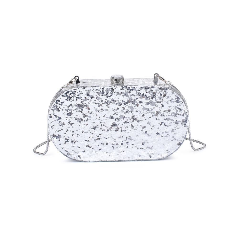 Product Image of Urban Expressions Jimberly Evening Bag 840611129277 View 7 | Silver