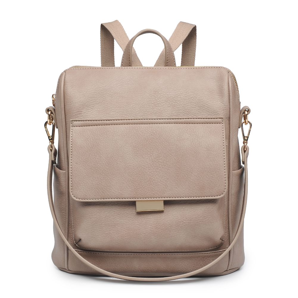 Product Image of Urban Expressions Caroline Backpack 840611103512 View 5 | Taupe