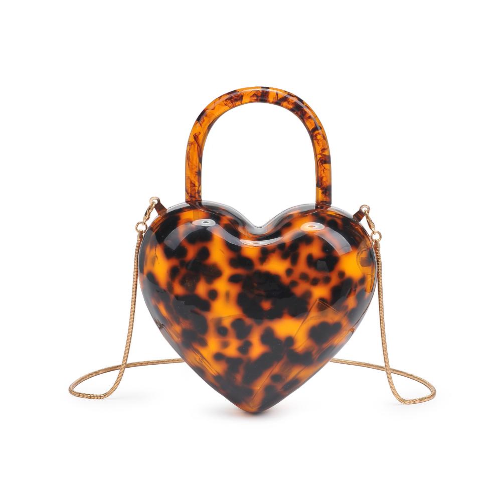 Product Image of Urban Expressions Cameron Evening Bag 840611128393 View 5 | Tortoise