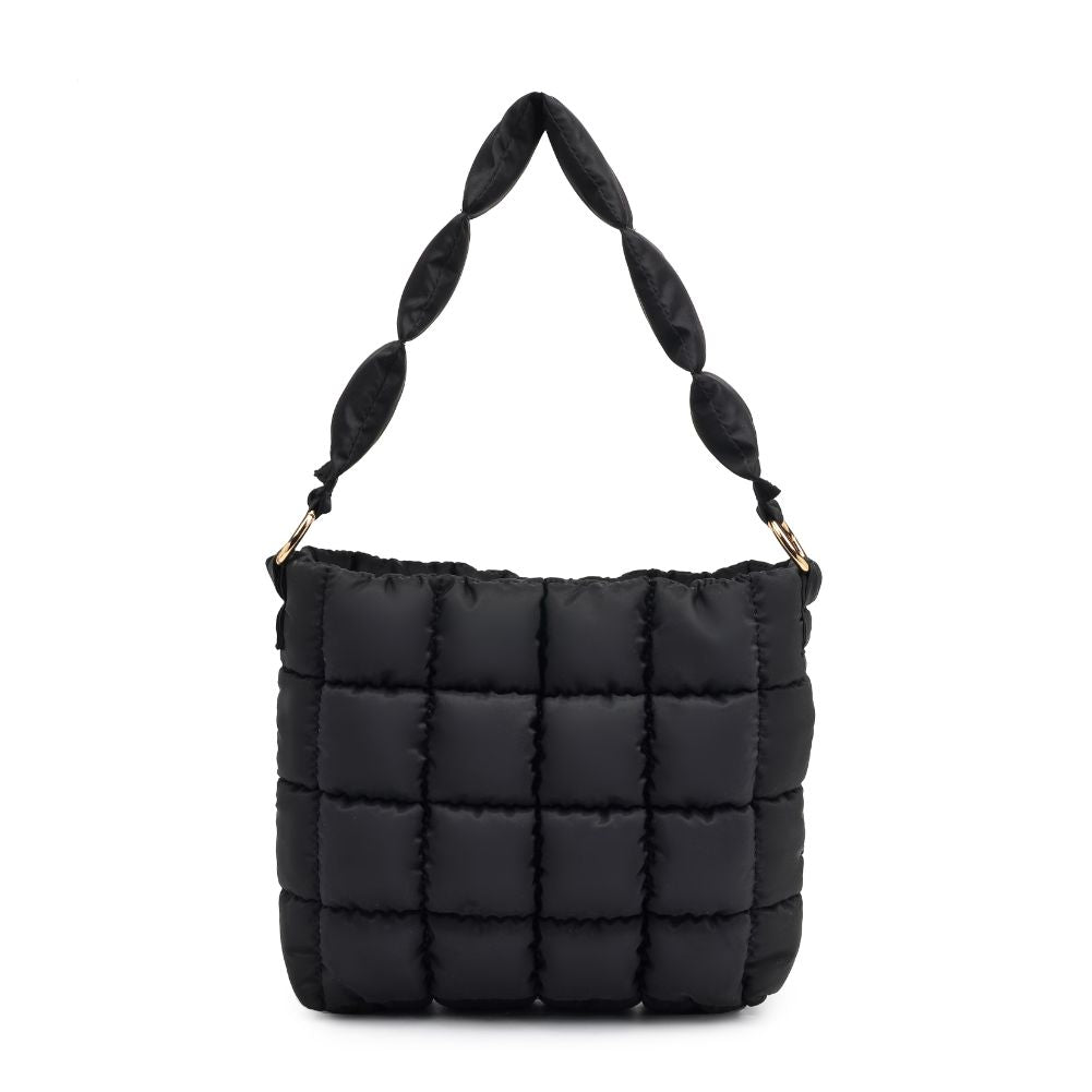 Product Image of Urban Expressions Wylie - Quilted Nylon Hobo 840611108159 View 7 | Black