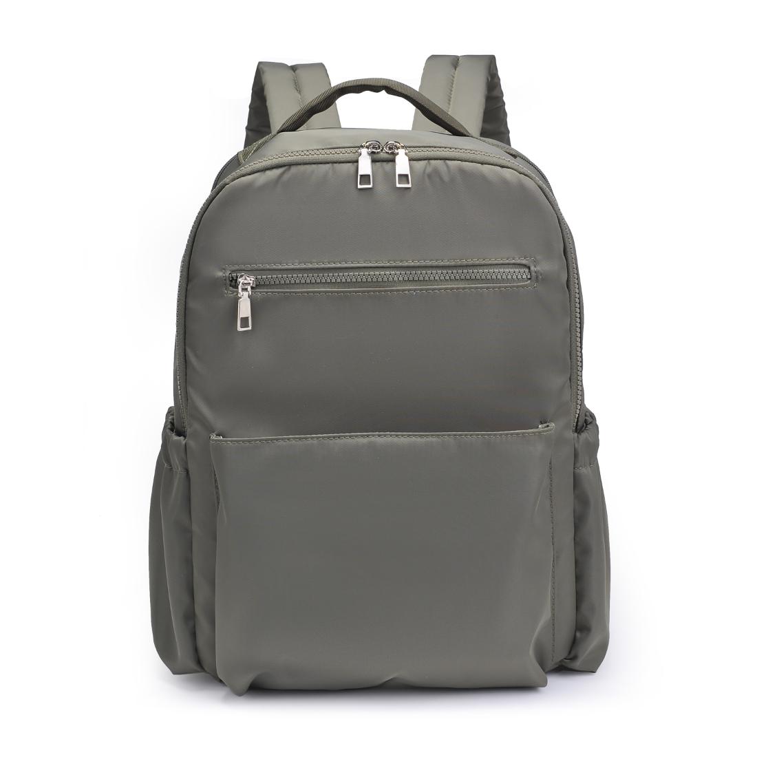 Product Image of Urban Expressions Urban Explorer Backpack 840611195371 View 5 | Olive