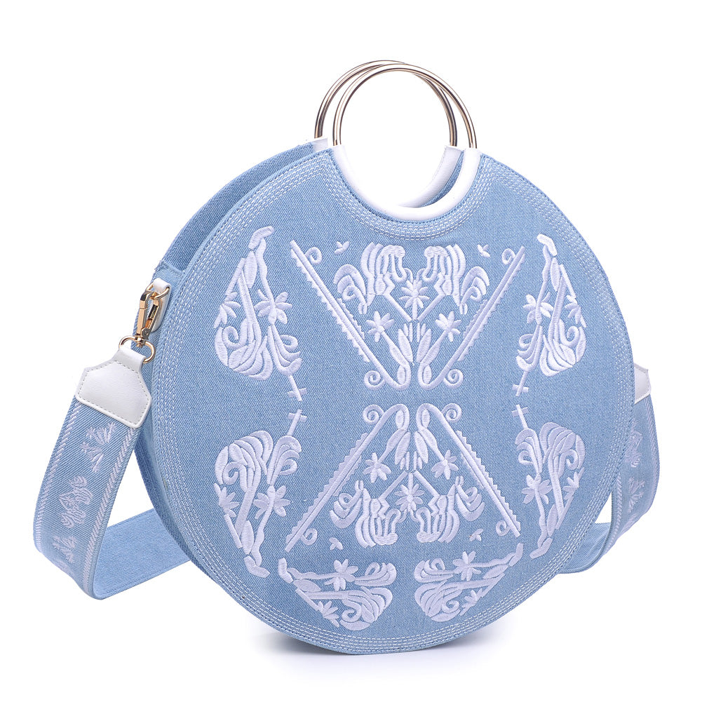 Product Image of Urban Expressions Priscilla Crossbody 840611143235 View 2 | Light Blue