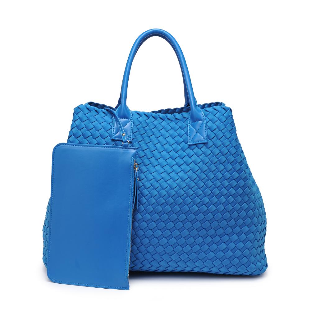Product Image of Urban Expressions Ithaca - Woven Neoprene Tote 840611107909 View 5 | Ocean