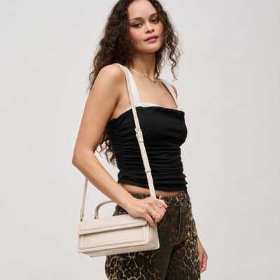 Woman wearing Ivory Urban Expressions Ruby Crossbody 840611136718 View 1 | Ivory