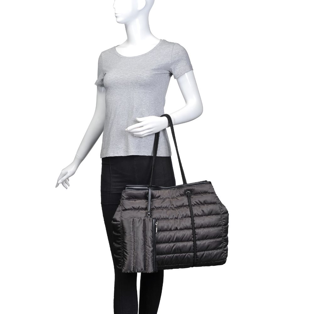 Product Image of Urban Expressions Mia Tote 840611174154 View 5 | Charcoal