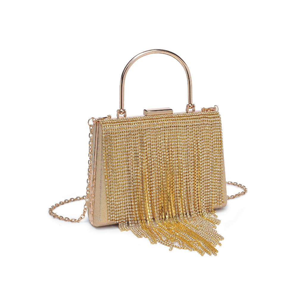 Product Image of Urban Expressions Wren Evening Bag 840611191380 View 6 | Gold