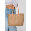 Woman wearing Natural Urban Expressions Martell Tote 840611121233 View 1 | Natural