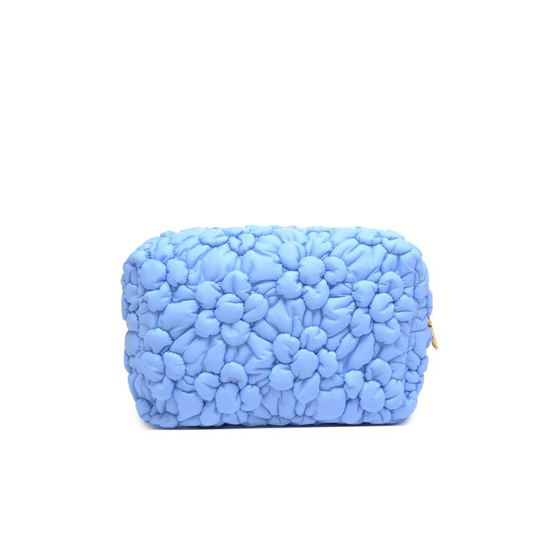 Product Image of Urban Expressions Flora Pop - Nylon Cosmetic Pouch 840611144256 View 7 | Sky Blue