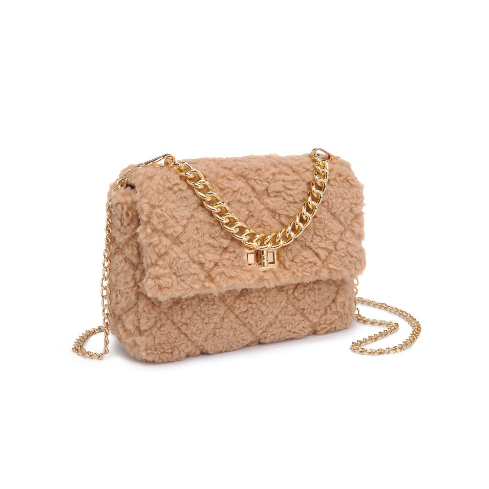 Product Image of Urban Expressions Corriedale - Sherpa Crossbody 818209010009 View 6 | Camel