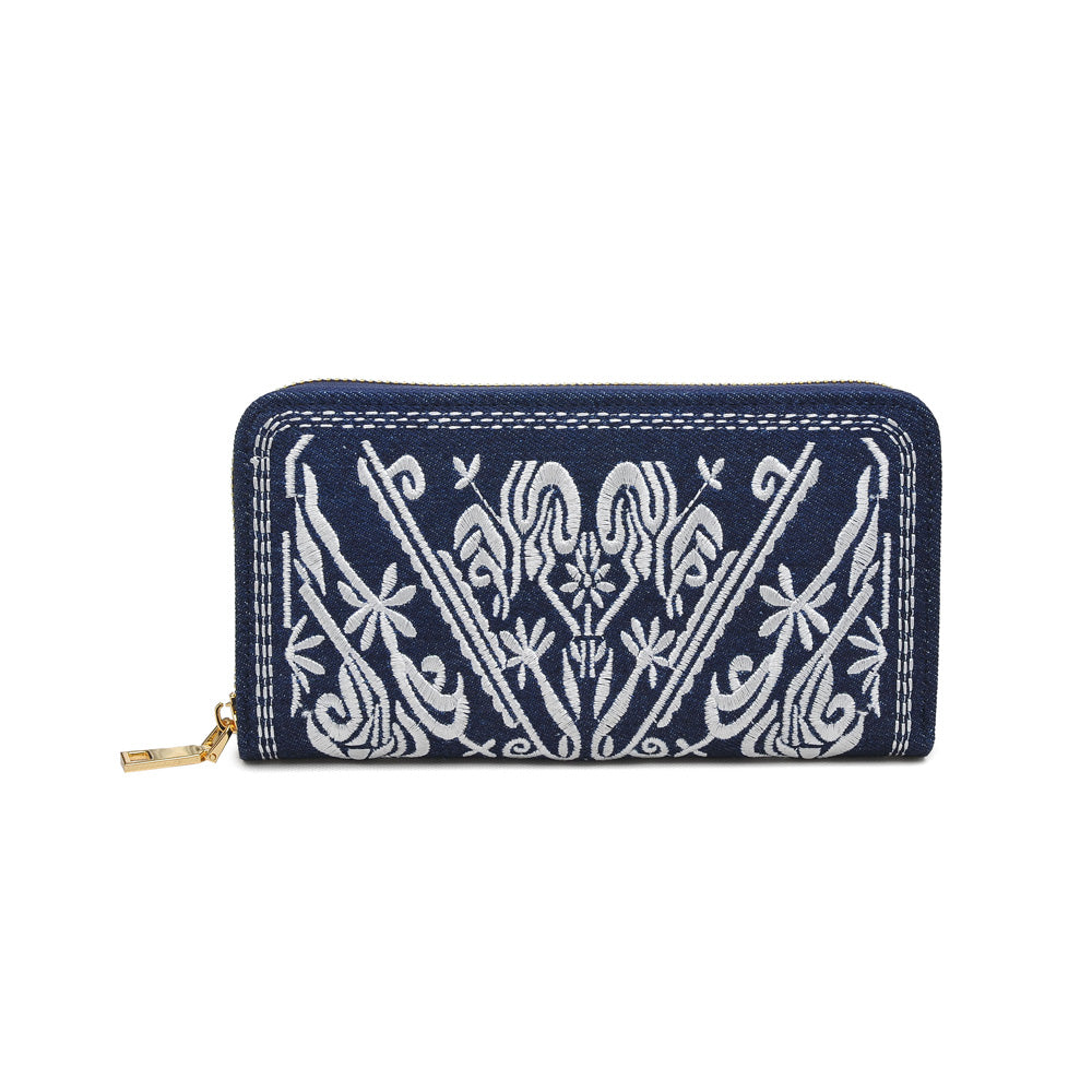 Product Image of Urban Expressions Raven Wallet NA-840611147677 View 1 | Indigo