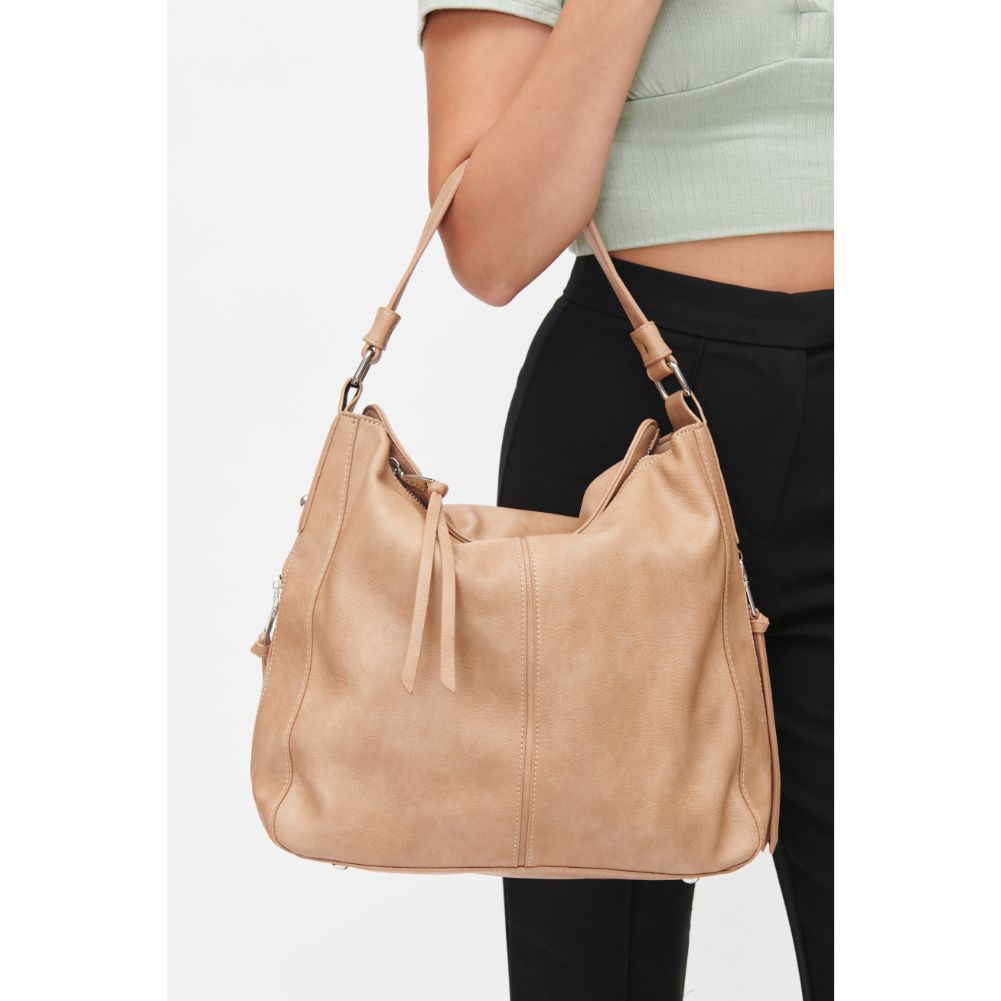 Woman wearing Natural Urban Expressions Wanda Hobo 818209011884 View 1 | Natural