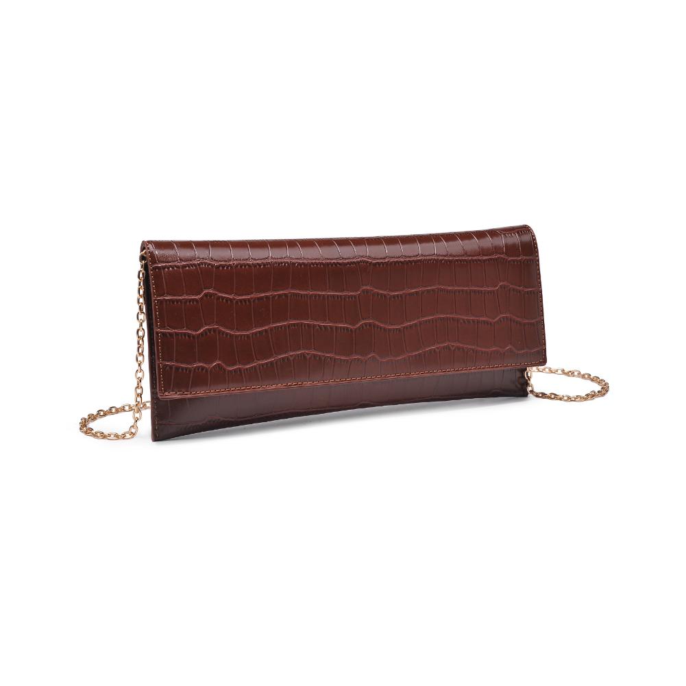 Product Image of Urban Expressions Adelle Clutch 840611139665 View 6 | Chocolate