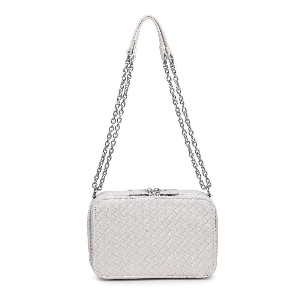 Product Image of Urban Expressions Elle Crossbody 840611124463 View 7 | Ivory