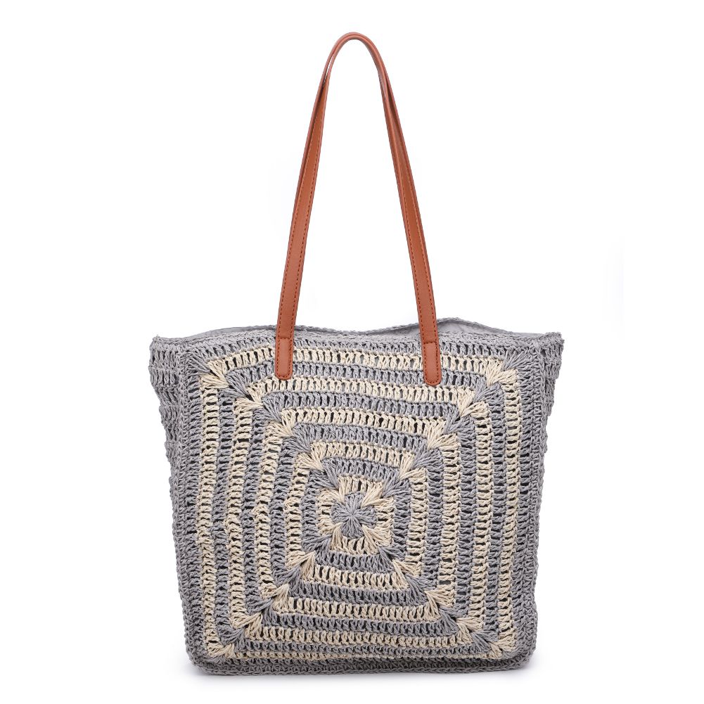 Product Image of Urban Expressions Palmyra Tote 818209016629 View 7 | Grey Multi