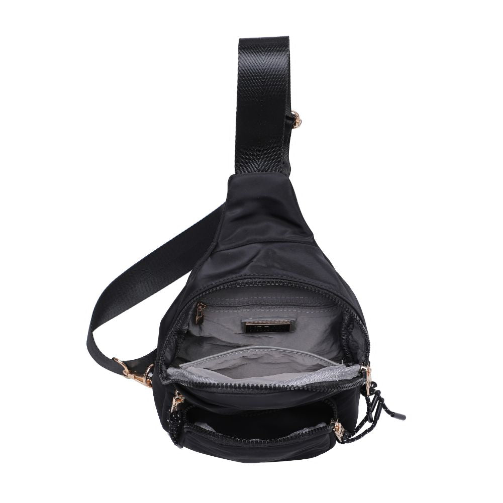 Product Image of Urban Expressions Sid Sling Backpack 840611120663 View 8 | Black