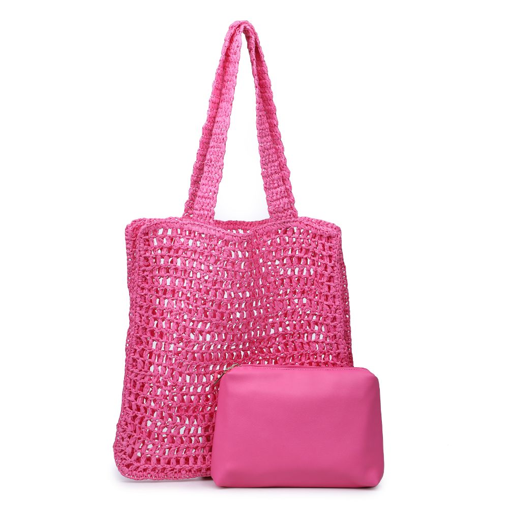 Product Image of Urban Expressions Bouvet Tote 818209017022 View 7 | Bubblegum