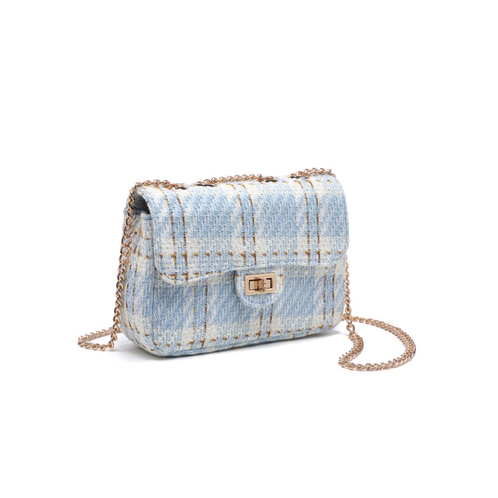 Product Image of Urban Expressions Camille Shoulder Bag 818209019729 View 6 | Blue