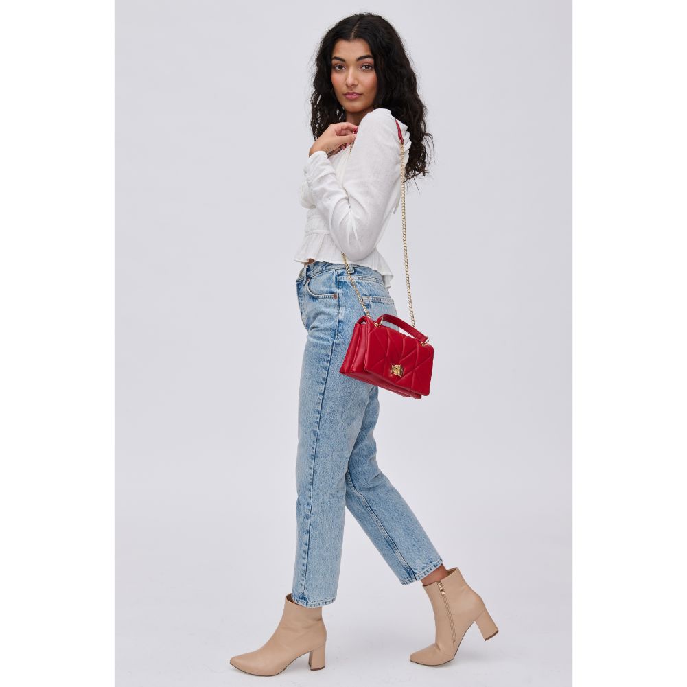 Woman wearing Ruby Urban Expressions Madison Crossbody 840611114952 View 3 | Ruby