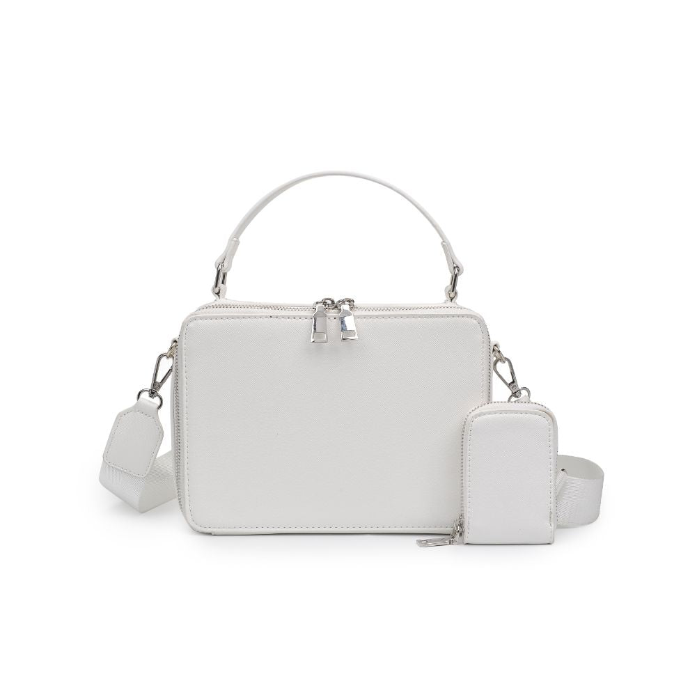Product Image of Urban Expressions Vicki Crossbody 840611185372 View 5 | White