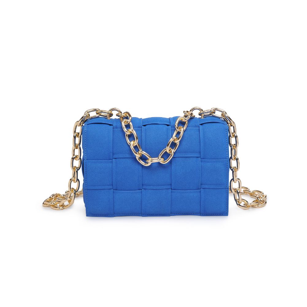 Product Image of Urban Expressions Ines Suede Crossbody 840611100542 View 5 | Cobalt