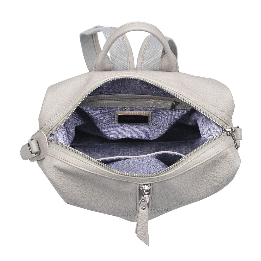 Product Image of Urban Expressions Kenzie Backpack 840611133571 View 8 | Grey