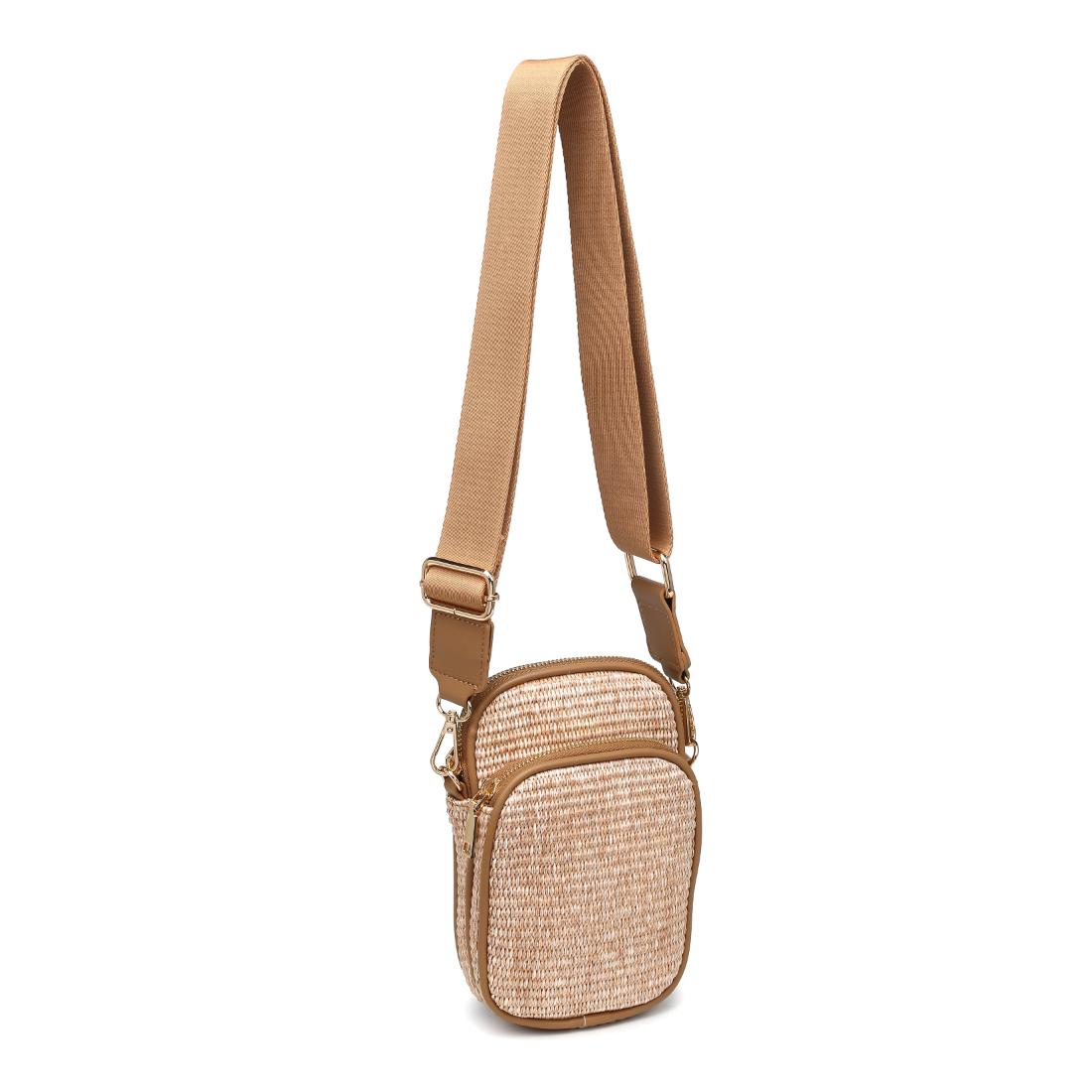 Product Image of Urban Expressions Elana Cell Phone Crossbody 840611158543 View 6 | Tan