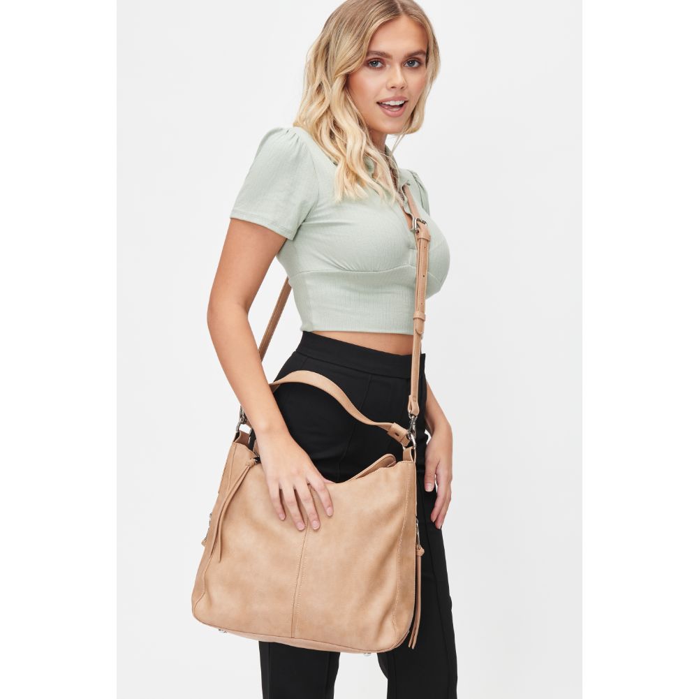 Woman wearing Natural Urban Expressions Wanda Hobo 818209011884 View 2 | Natural