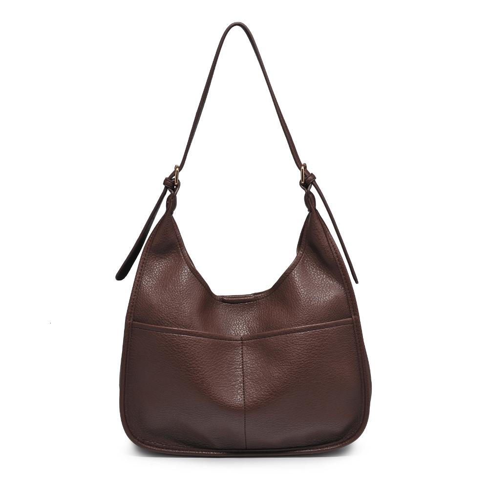 Product Image of Urban Expressions Teena Hobo 840611136954 View 5 | Chocolate